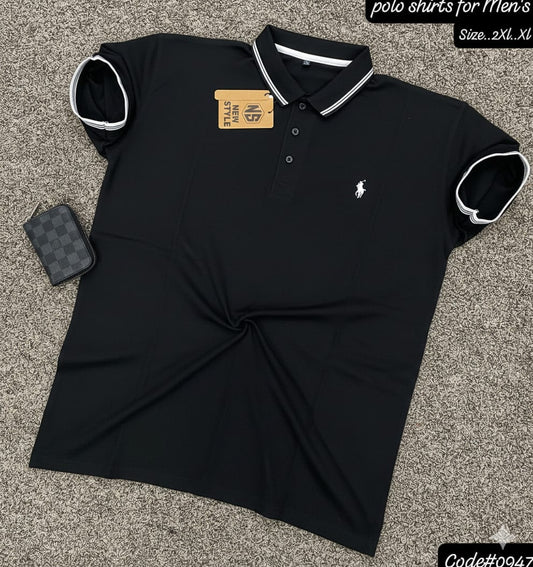 Polo T-Shirts For Mens With Aligent Design for Casual Wear -04